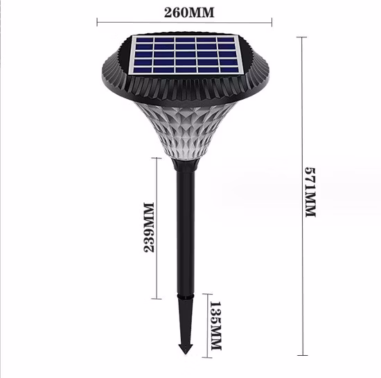 ABS Straßenlaterne Garten Spike Yard Lampe Wasserdichte LED Solar Wandleuchte Outdoor Dekorative Garten Landschaftsbau Solar 2 in 1 Wandleuchten