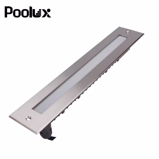 Poolux 2023 IP67 18 W lineare Unterwasser-Pool-Einbauleuchte, LED-Schwimmbad-LED-Beleuchtung