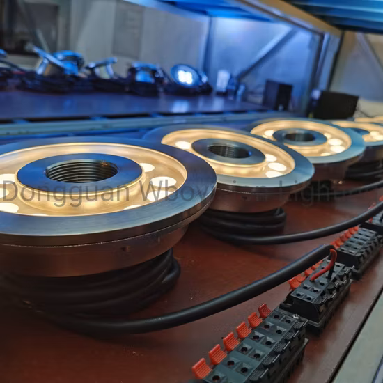 RGBW Unterwasserbeleuchtung 24W LED Schwimmbad SS316L Fountain Jet Light