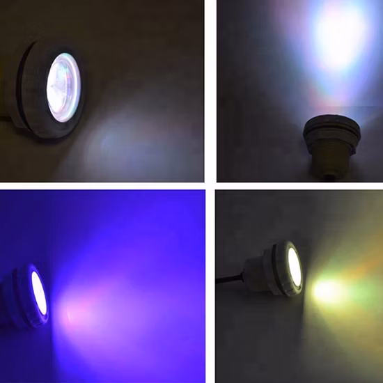 Mini-LED-Poolleuchte, 12 V, 3 W/6 W, RGB, IP68, wasserdicht, Pool-Einbauleuchte für Intex PVC Vinyl Piscina