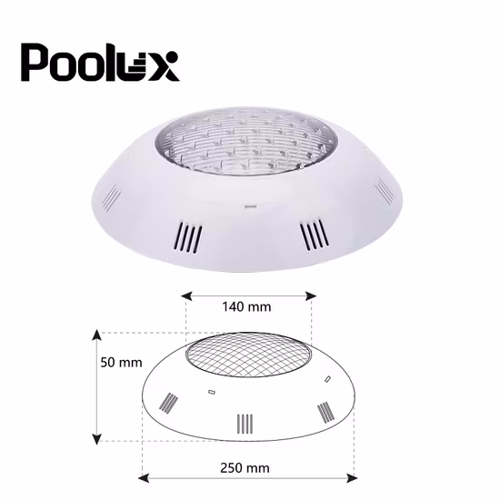 IP68 wasserdichte, schlanke, wandmontierte 18-W-250-mm-LED-Schwimmbadleuchte von Poolux